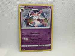 Pokemon Sylveon TCG SWSH211 Sword & Shield Holo Rare Black Star Promo - Image 1