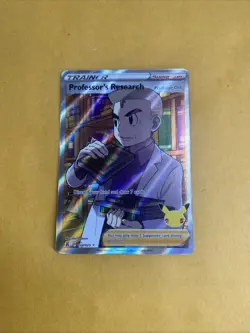 Professor's Research Full Art Holo 024/025 Celebrations Pokemon TCG NM - Image 2