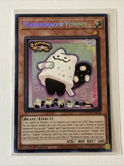 Yu-Gi-Oh! Marshmao Yummy DOOD-EN024 Secret Rare PACK FRESH NEVER PLAYED - Image 1