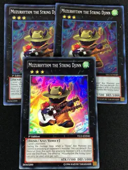YUGIOH MUZURHYTHM THE STRING DJINN YS12-EN040 1ST SUPER X3 (NM) - Image 1