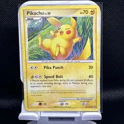 Pikachu 70/100 Common Stormfront Pokemon Card - Image 1