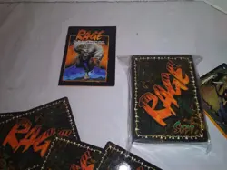 Vtg Rage trading card lot 201+instructions 1995 collectibles unused septs combat - Image 2