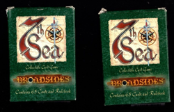 7th Sea CCG Broadsides 65 Card Deck (2 Boxes: The General, Explorers' Society) - Image 1