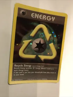 Recycle Energy - WOTC League Promo Pokemon - Holo Card Swirl - Image 2