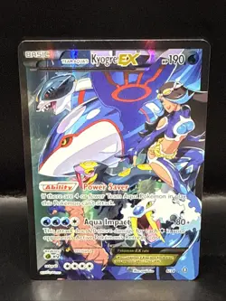 Pokemon card: Team Aqua’s Kyogre EX 6/34 Double Crisis Holo - Image 1