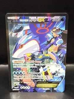 Pokemon card: Team Aqua’s Kyogre EX 6/34 Double Crisis Holo - Image 2