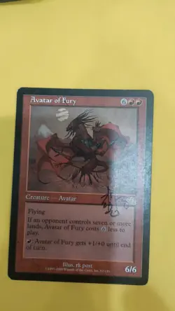 Avatar of Fury Prophecy mtg signed card - Image 1
