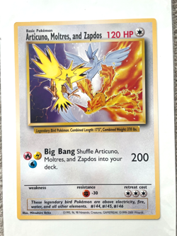 Articuno, Moltres, and Zapdos (Warner Bros. Promo) - Jumbo Cards - NM - Image 1