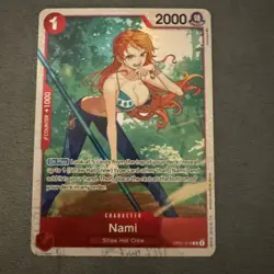 Nami OP01-016 R Three Captains Rare Alt Art AA One Piece Card Game English TCG - Image 1