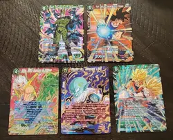 Dragon Ball Z - Wild Resurgence Lot Of (5) Cards SPC & SR- Exact Items Pictured - Image 1