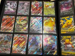 Pokemon Card Binder Collection 438 Cards - VMAX, EX, GX, Holos - SWSH / SV era - Image 1