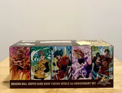 Dragon Ball Super Card Game Fusion World 1st Anniversary Bundle Set Sealed - Image 1