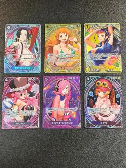 EB03 Nami Nico Perona Boa Hankock 6 SET God pack ONE PIECE Card Heroines Edition - Image 1