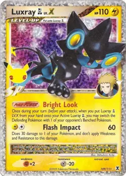 Luxray GL LV.X - 109/111 - Pokemon Celebrations Classic Collection Rare Card NM - Image 1