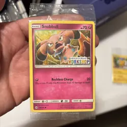 Build a Bear Pokemon Card Snubbull Promo Trading Card TCG SEALED NEW - Image 1