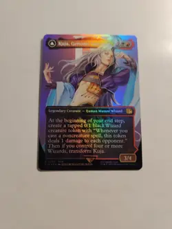 Kuja, Genome Sorcerer / Trance Kuja (#399) Foil Extended Borderless FF MTG - Image 1