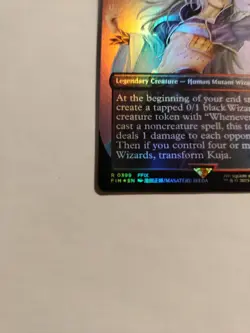 Kuja, Genome Sorcerer / Trance Kuja (#399) Foil Extended Borderless FF MTG - Image 2