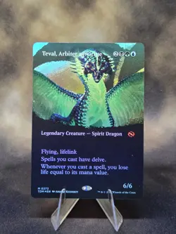 Teval, Arbiter of Virtue (Borderless) Tarkir: Dragonstorm Foil - Image 1