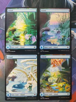 Bloomburrow Full Art Island x 4 - All Seasons | 7% Off 2+ | NM | MTG - Image 1