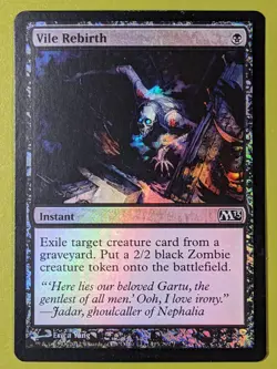 FOIL Vile Rebirth x1 Magic 2013 M13 1x Magic the Gathering MTG - Image 1