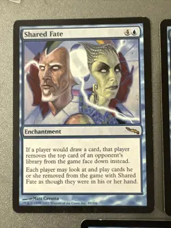 Shared Fate X3 Mirrodin LP Condition See Front/back Pics - Image 2