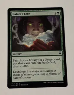 MTG Nature's Lore - Commander Legends Battle for Baldur's Gate LP - Image 1