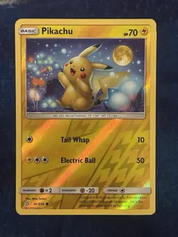 Pokemon Pikachu Reverse Holo # 56/236 - Unified Minds - LP - Image 1