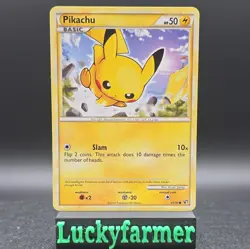 Pokemon TCG Pikachu 61/90 HGSS Undaunted Regular NM - Image 1