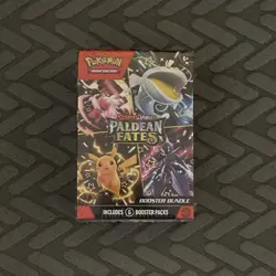 Pokemon TCG Paldean Fates Booster Bundle Box - Plastic Tear - Image 1