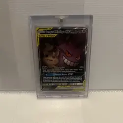 Pokemon Team Up Gengar Mimikyu GX Alternate Art 165/181 Sun & Moon - Damaged - Image 1