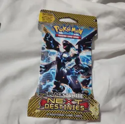 Rare Pokemon Sleeved Sealed Booster Pack NEXT DESTINIES B&W - Image 1
