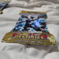 Rare Pokemon Sleeved Sealed Booster Pack NEXT DESTINIES B&W - Image 2