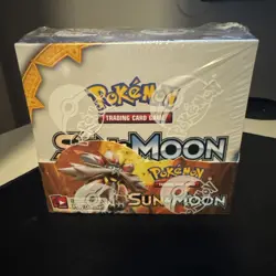 Sun & Moon Base Booster Box Pokemon TCG Factory Sealed SM01 w/Acrylic Case - Image 3
