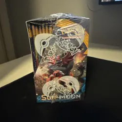 Sun & Moon Base Booster Box Pokemon TCG Factory Sealed SM01 w/Acrylic Case - Image 5