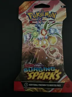 VERY HEAVY - 31.89g - Pokemon Surging Sparks Sleeved Booster Pack - SEALED! - Image 2
