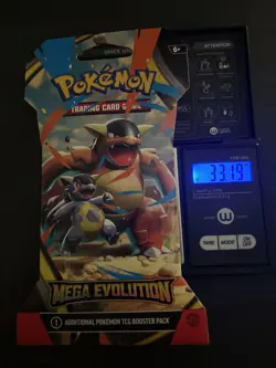 (VERY HEAVY) 33.19g Pokemon TCG Mega Evolution Sleeved Booster Pack (SEALED)✅ - Image 1