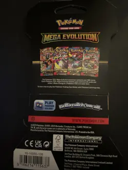(VERY HEAVY) 33.19g Pokemon TCG Mega Evolution Sleeved Booster Pack (SEALED)✅ - Image 3