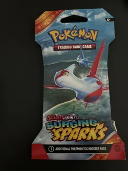 VERY HEAVY - 32.01g - Pokemon Surging Sparks Sleeved Booster Pack - SEALED! - Image 2