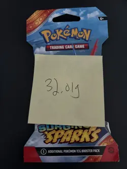 VERY HEAVY - 32.01g - Pokemon Surging Sparks Sleeved Booster Pack - SEALED! - Image 4