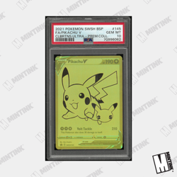2021 Pokemon SWSH BSP Pikachu V 25th Celebrations UPC PSA 10 #SWSH145 - Image 1
