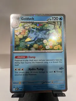 Golduck 008 Black Star Promo - Pokemon TCG Mega Evolutions Pack Fresh - NM - Image 1