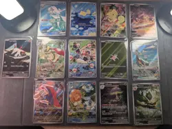 Pokemon Surging Sparks Lot Of 13 NM Illustration Rares - Image 1