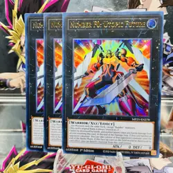3x Yugioh Playset Number F0: Utopic Future MP25-EN270 Ultra Rare 1st Near Mint - Image 1