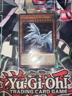 Blue-Eyes Alternative Dragon Quarter Century Secret Rare RA02-EN010 Yugioh Kaiba - Image 1