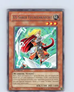 Yu-Gi-Oh TCG XX-Saber Fulhelmknight ANPR-EN081 1st Edition Rare Card NM - Image 1