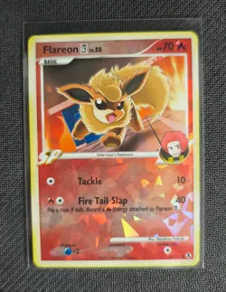 ??Flareon Cracked Ice #60/111 Rising Rivals Promo Rare Holo Pokemon Card TCG(LP) - Image 2