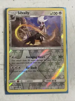 Silvally 184/236 Reverse Holo S&M Unified Minds Pokemon Card - Image 1