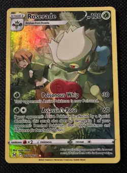 Roserade - Lost Origin Trainer Gallery TG02/TG30 Pokemon TCG Card - Image 1