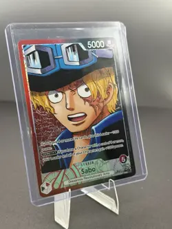 One Piece TCG OP13-004 Sabo Alt Art Leader AA Card Game CCG English - Image 2