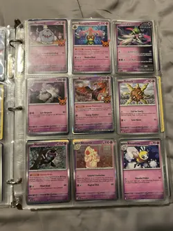 Large Modern Pokemon Binder Collection Holo Reverse Holo Large Card Signed Card - Image 2